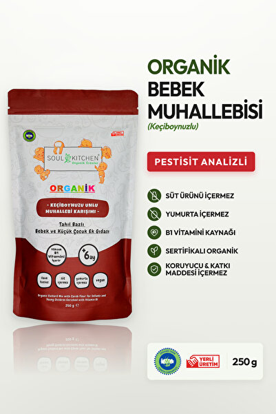 Soul Kitchen Organik Ürünler Organik Sertifikalı Keçiboynuzu Unlu Bebek Muhal...