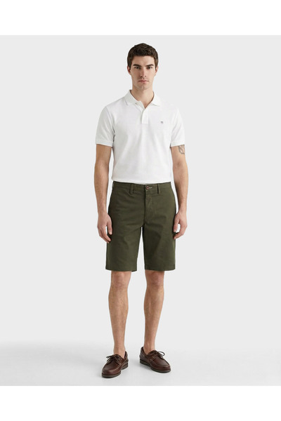Gant Erkek Yeşil Relaxed Fit Chino Şort