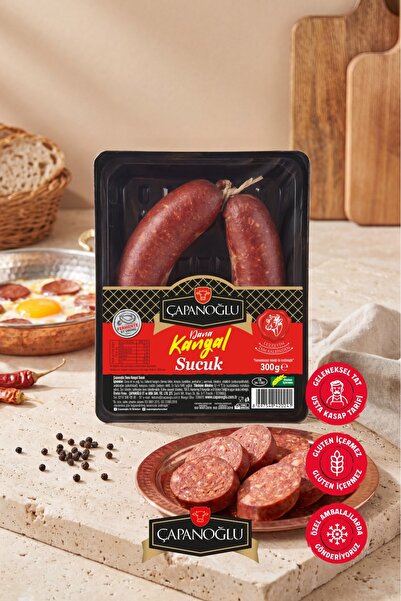 Çapanoğlu Fermente Edilmiş Dana Kangal Sucuk 300 gr Doğal Baharatlarla Harman...
