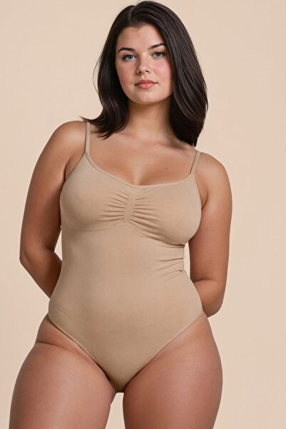 Hiccup Body Corset Seamless cu Bretele Reglabile Tip Chilot