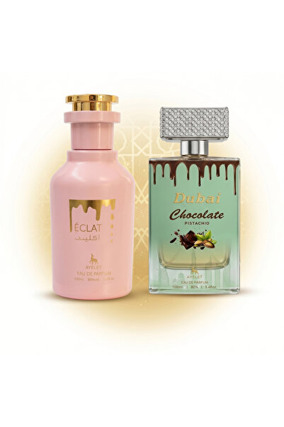 Ayelet Set de 2 parfumuri orientale pentru femei 100ML - Eclat + Dubai Chocolate