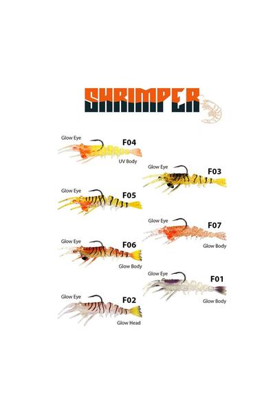 Fujin Shrimper 75mm 8.5gr Silikon Karides Yem
