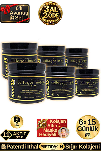 Dr.Sammy's Collagen Impact Plus Core 15 - 6'lı Avantaj Set Tip 1-3 Hidrolize ...