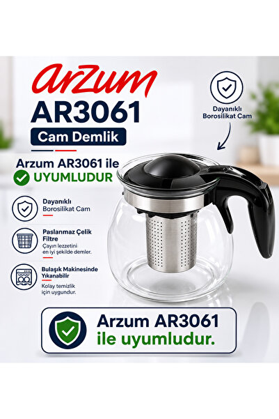 ShopyTime Arzum AR3061 Uyumlu Çaycı Demlik