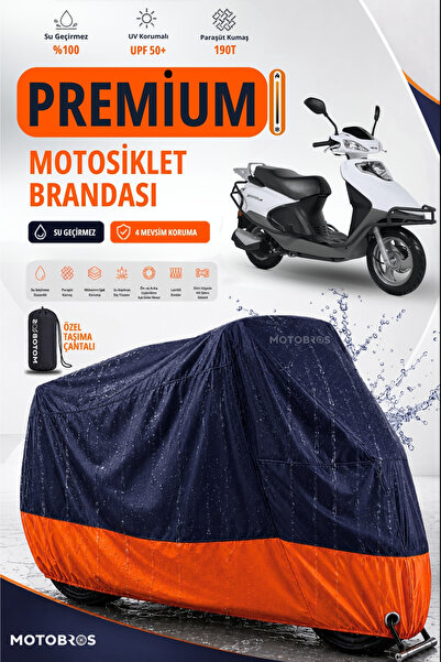 Motobros غطاء دراجة نارية من القماش المشمع RKS Spontini 110، غطاء محرك مقاوم ...