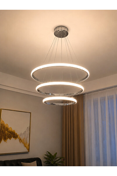 avizeen Yin yang premium çember led avize kumandalı
