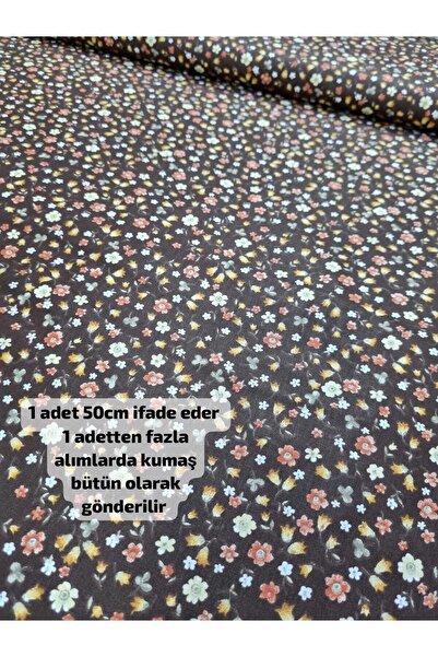 daisy star Poplin Kumaş Kırkyama için uygundur ( çiçek desen 50 x 170 )