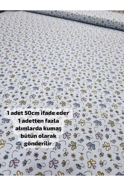 daisy star Țesătură de poplin (model cu fluturi, 50 x 170)