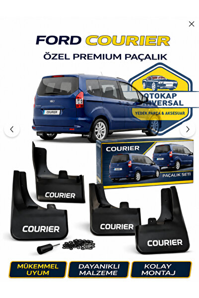 KAPOTO Ford Courier Uyumlu 4’lü Paçalık Takımı Ön Arka Çamurluk Tozluk Seti