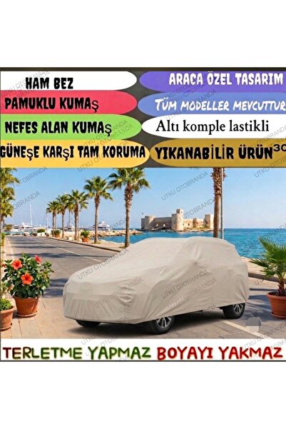Utku otobranda Ferhan gün (Ham bez ) Cross uyumlu araba brandası ham pamuklu ...