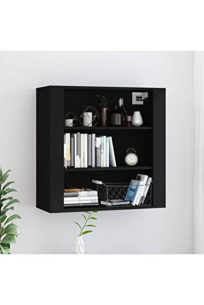 Concept Dulap de perete, negru, 80x33x80 cm, lemn prelucrat