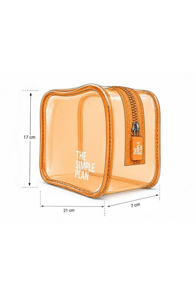 The Simple Plan Skin Capsule Şeffaf Bakım Çantası