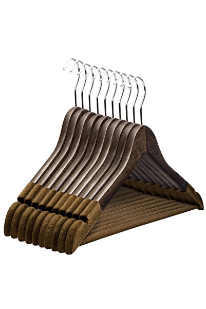 UnicUtil Set 100 Umerase, Unic Hangers, cu margini de catifea si design classic,