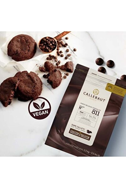 Callebaut 811 Bitter Küvertür Drop Çikolata 2.5 KG