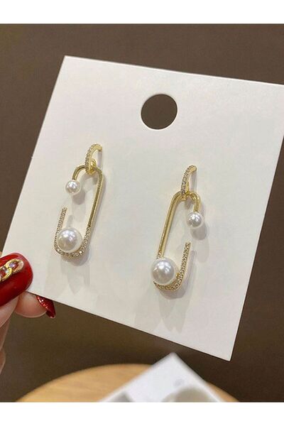 Haziran Accessory, Ataç Sallantılı Meska Earrings