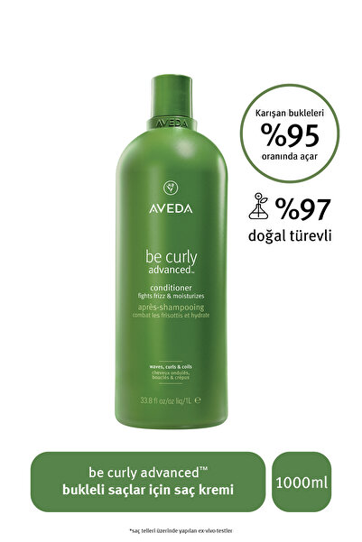 Aveda be curly advanced bukleli saçlar için saç kremi 1000ml