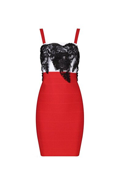 NO BRAND Rochie bandage elegantă - Multicolor, S