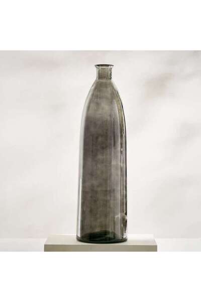 PAN HOME Helmi Recycled Glass Vase 25.5x81cm - Grey