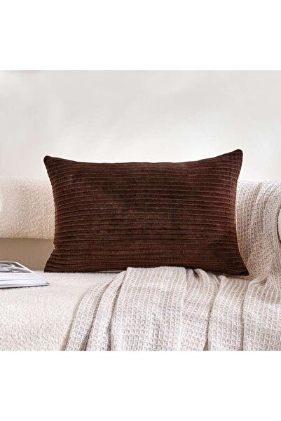 PAN HOME Indulgence Velvet Pleated Cushion Cover 35x50cm - Beige
