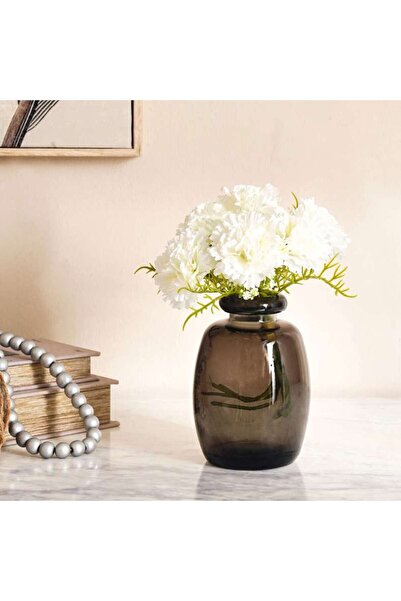 PAN HOME Beka Recycled Glass Vase 11.5x16cm - Grey