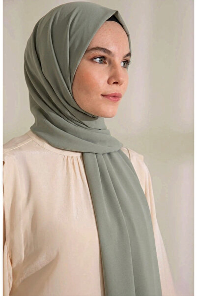FRESCO SCARFS Tesettür Hijab Medine Ipeği Şal*küf Yeşil
