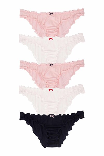 Dominant Kadın Lacivert Pamuklu Külot 5li Paket