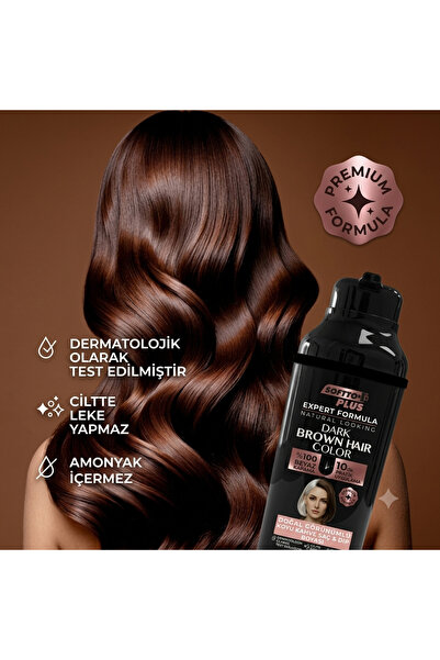 kademgiller Dark BROWN Hair Color Doğal Görünümlü Koyu KAHVE Saç ve dip boyası