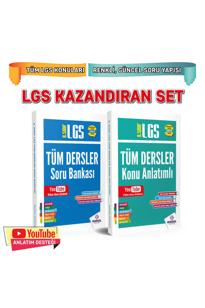 Kurul Yayıncılık 2027 8.sınıf Lgs Tüm Dersler Konu Anlatımı Ve Soru Bankası 2...