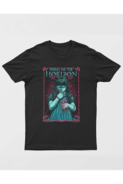 buzagi tasarım ürünleri تي شيرت Bring Me The Horizon عادي للجنسين