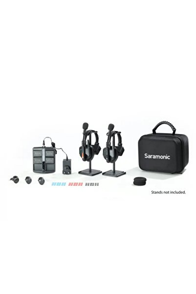Saramonic Цялостно решение за интерком WiTalk WT2S2xbat, за 2 души, Full-Dupl...