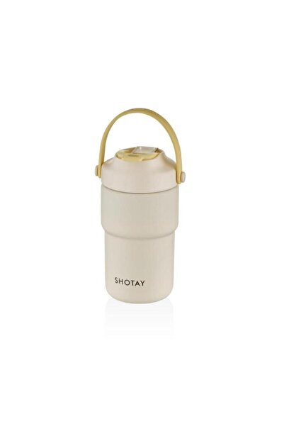 Shotay Askili Mug Pastel Renk 450 Ml.Beyaz ST-8099