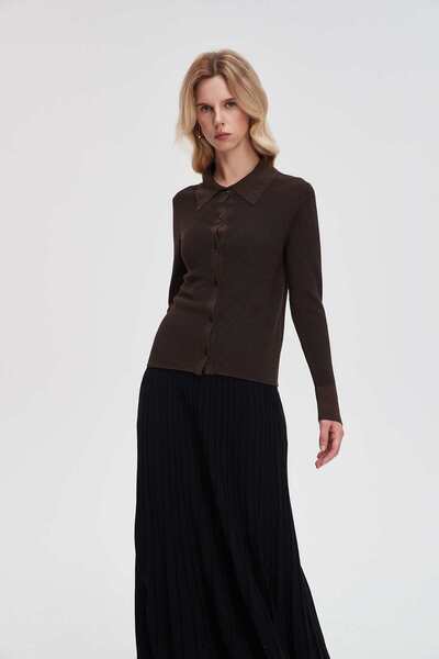 Livia Solid Long-Sleeve Top