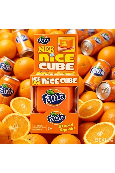 TOYTOPIA Fanta Needoh Turuncu IceCube Squishy Limited Edition