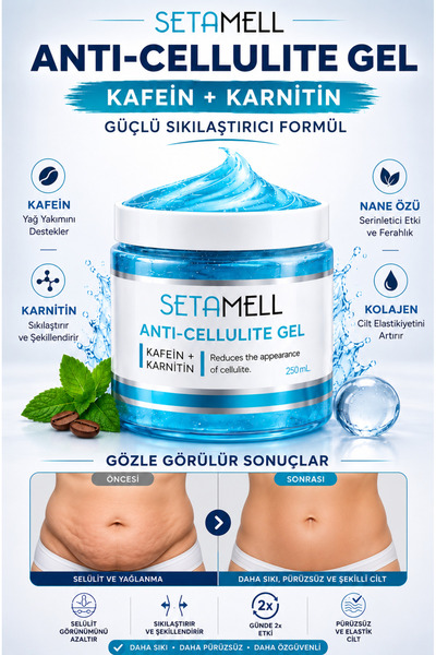 Setamell Incelticı, Sıkılaştırıcı, Selülit Ve Çatlak Giderici Vücut Şekillend...