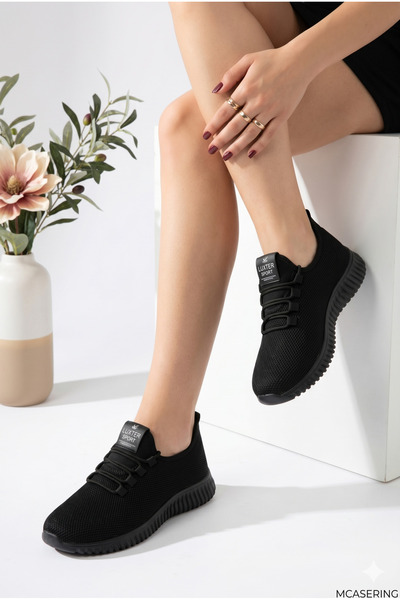 MCASERING Orthobetic Sole Faux Leather Rubber Laced Women's Four Seasons Dail...