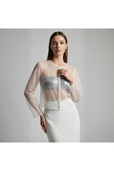 Vaura White Veylin Blouse Set, Casual and Stylish