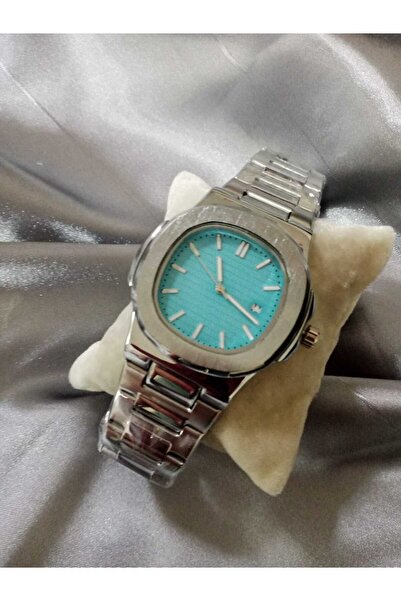 Brality PATEK-İ DESIGN، ساعة يد رجالية بسوار فولاذي - هيكل فضي اللون - سوار ف...
