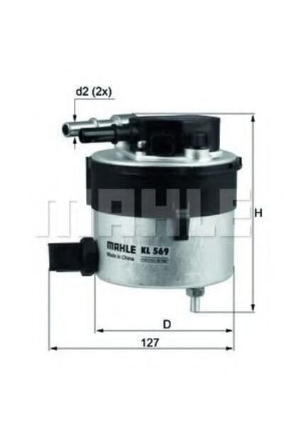 Mahle Original Φίλτρο καυσίμου KL 569