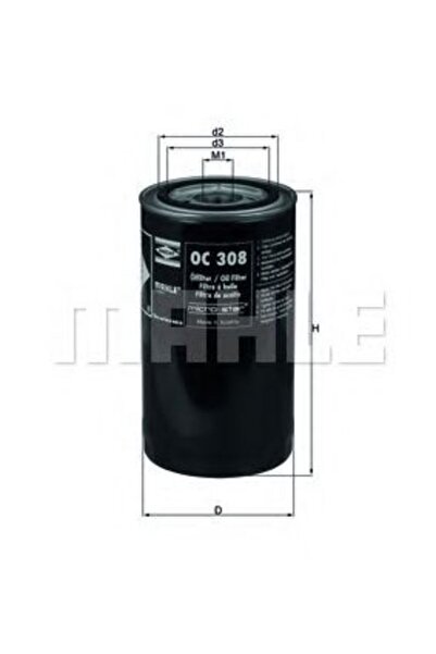 Mahle Original Filtru de ulei OC 308