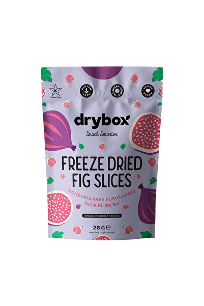 DRYBOX İncir Dilimleri 28g – Dondurularak Kurutulmuş, İlave Şekersiz, %100 Do...