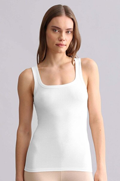 Aytuğ&Mısırlı Egyptian Modal by Tencel U Helen Thick Strap Long T-Shirt / Ath...