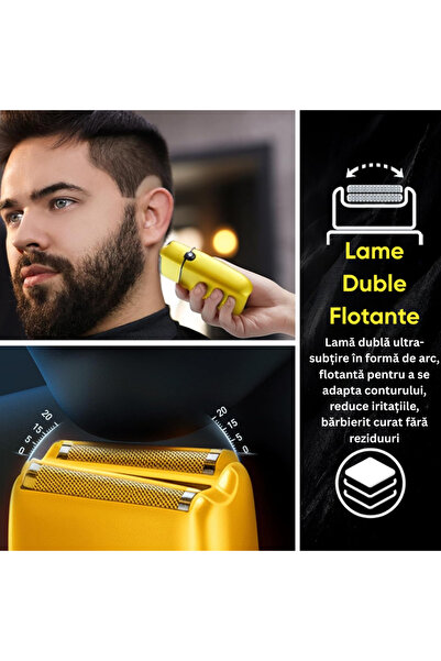 BIRAI Aparat de ras electric profesional 4D AlphaX