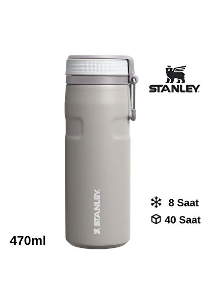 Stanley The Iceflow Twist Flip Thermos 0.47 Lt Thermos Kupa Kamp Matara Gri̇