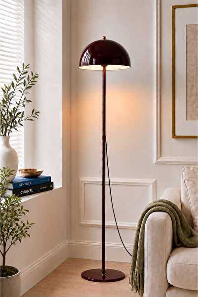 Luna Lighting Viyana Model Vişne Büyük Boy Bohem Lambader 145 cm Metal Başlık...