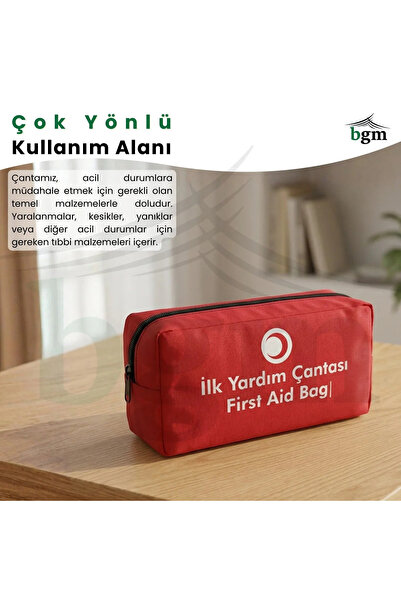 bgm İlk Yardım Çantası Acil Müdahale Kiti Temel Malzemeler