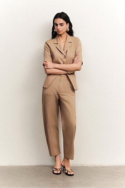 Pilea Relaxed Fit Poplin Trousers