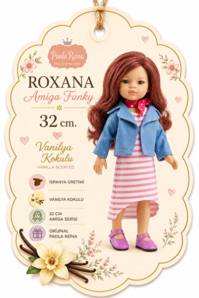 Paola Reina Roxana Amiga Funky Oyuncak Bebek 32 cm - Vanilya Kokulu İspanyol ...