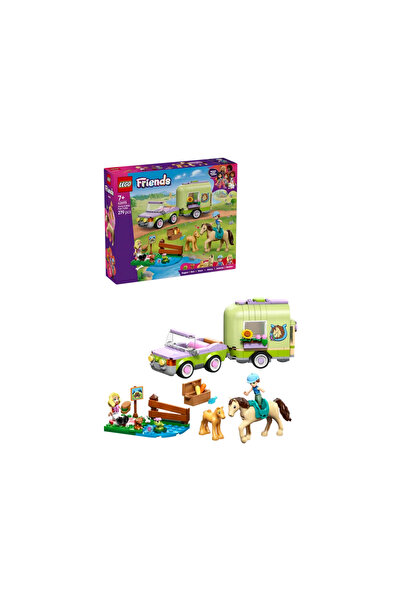 LEGO Приятели Кон и Бебешко Малко Жребче Ремарке 42695