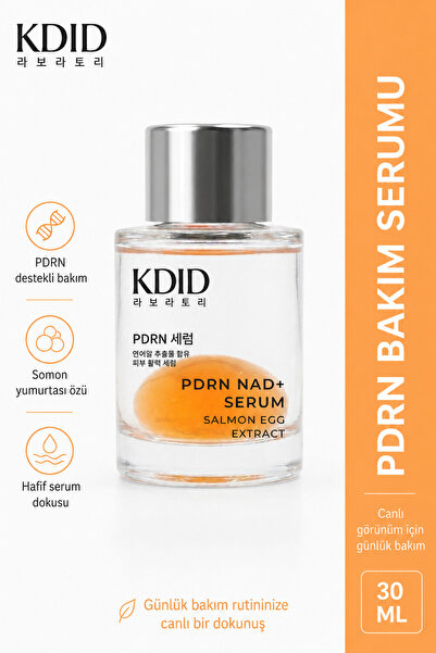 kdid PDRN NAD+ Somon DNA Yüz Serumu 30 ml | Cilt Parlaklığı, Nem ve Canlı Gör...