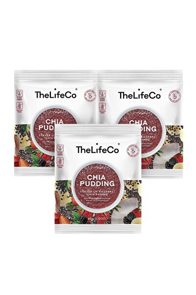 TheLifeCo Chia Pudding 57 G X 3 Adet